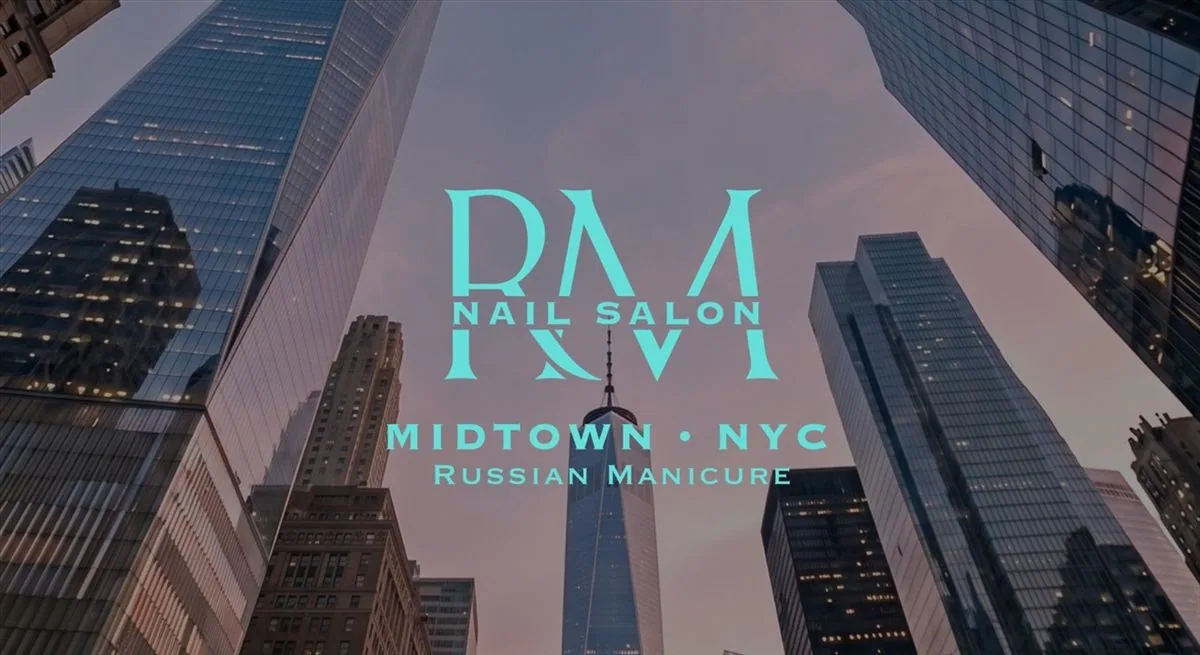 RM Nail Salon Midtown NYC brand campaign skyline