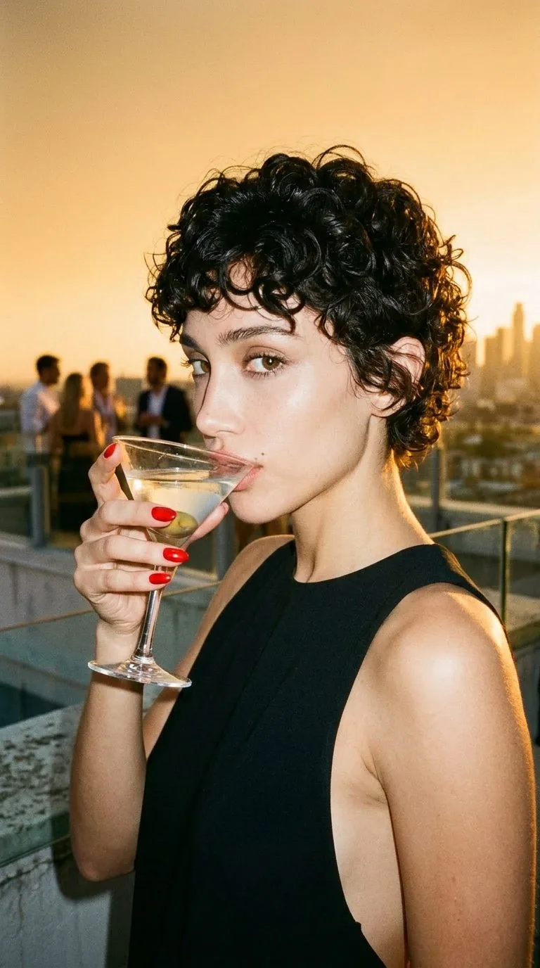 Editorial red manicure image for Fifth Avenue nail salon page