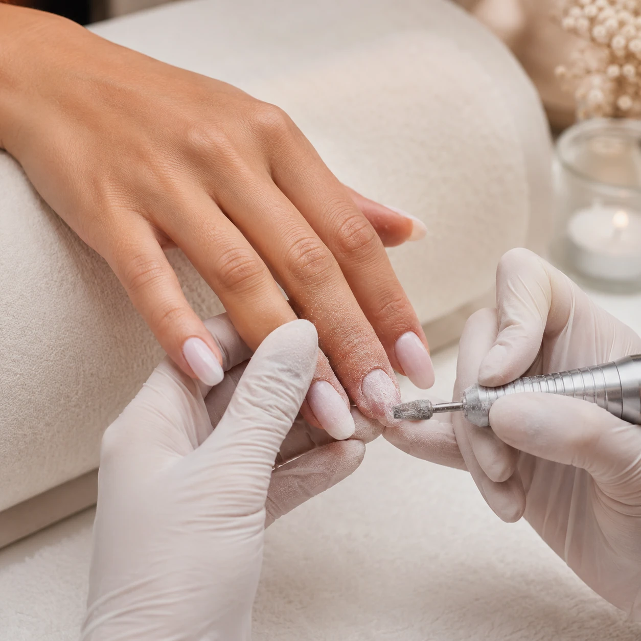 Acrylic / Dip removal at RM Nail Salon