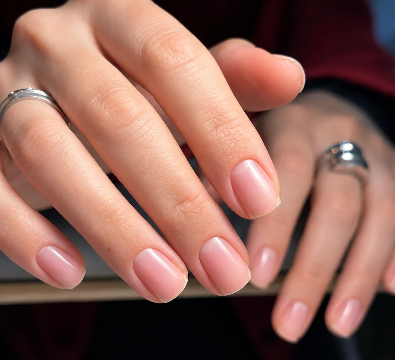 Japanese Manicure (clear) at RM Nail Salon