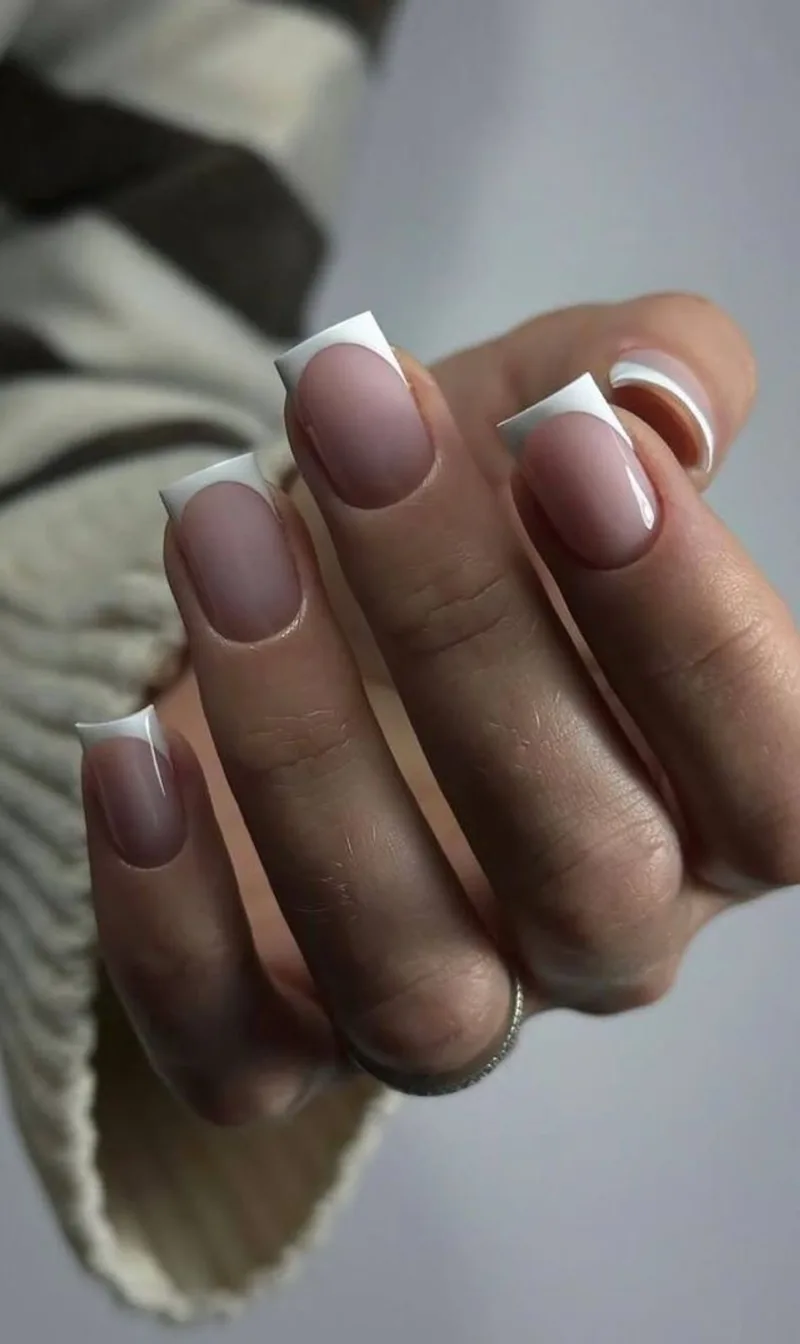 RM Nail Salon clean french pedicure gallery image